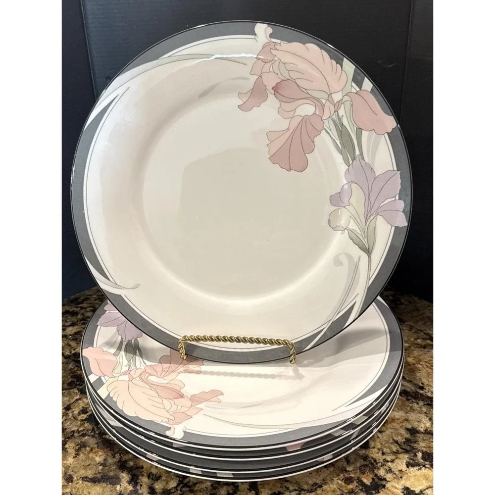 New Decade By Noritake Cafe Du Soir Dinner Plates Plate Set Of 5 Japan Vintage